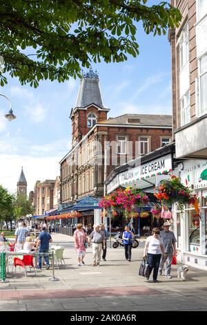 Lord Street, Southport, Merseyside, England, Vereinigtes Königreich Stockfoto