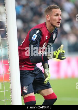 Turin, Italien, 06 Jan 2020, 01 Robin Olsen (Cagliari) während Juventus vs Cagliari - Italienische Fußball Serie A Männer Meisterschaft - Credit: LPS/Claudio Benedetto/Alamy leben Nachrichten Stockfoto