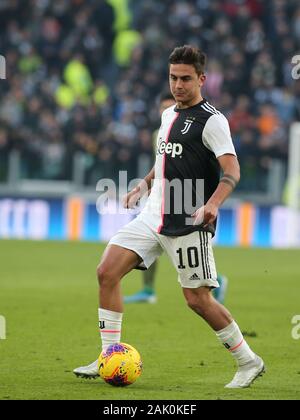 Torino, Italien. 6. Januar, 2020. 10 Paulo dybala (juventus) während Juventus vs Cagliari, italienische Fußball Serie A Männer-WM in Turin, Italien, 06 Januar 2020 - LPS/Claudio Benedetto Credit: Claudio Benedetto/LPS/ZUMA Draht/Alamy leben Nachrichten Stockfoto