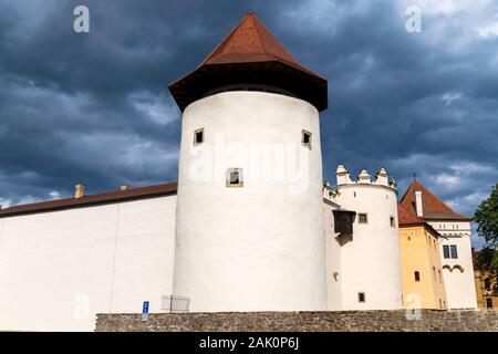 Burg in Kezmarok towny, Slowakei Stockfoto