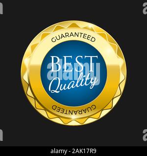 Gold Premium beste Preis zugeschickt. Hell blau Element Stock Vektor