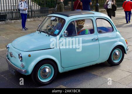 1966 Fiat 500 F, Greenwich, London, England. Stockfoto