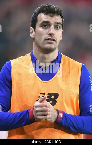 SEVILLA, 03-01-2020. Primera Division Liga. LaLiga. Estadio Ramon Sanchez-Pizjuan. Inigo Lekue (Athletic Club) während des Spiels FC Sevilla - Athletic Club de Bilbao. Stockfoto