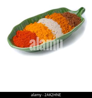 Chili Pulver oder Spice Mix auf einem Hintergrund neue Stockfoto