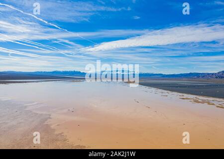 Luftaufnahme von Nevada Solar One in Boulder City, Nevada Stockfoto