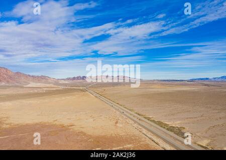 Luftaufnahme von Nevada Solar One in Boulder City, Nevada Stockfoto