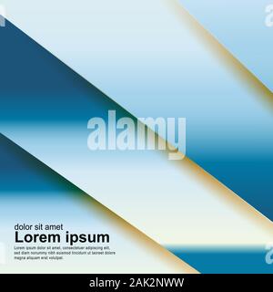 Abstract vector Hintergrund. überlappende Form. Neue Textur für Ihr Design. Stock Vektor