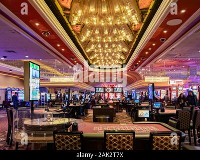 Las Vegas, DEZ 28: Innenansicht des berühmten MGM Grand Am 28.Dezember, 2019 in Las Vegas, Nevada Stockfoto