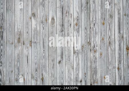 Hintergrund Textur des alten grau lackierten Holz- Verkleidung Boards an der Wand. Vertikale Holz- Textur. Stockfoto