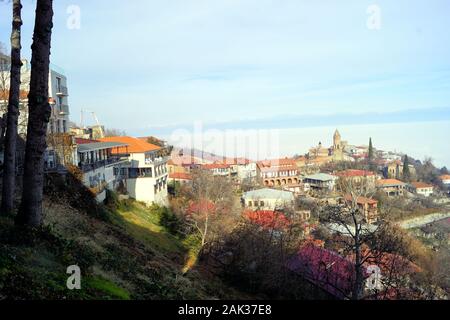 Die Stadt Sighnaghi, Georgien Stockfoto