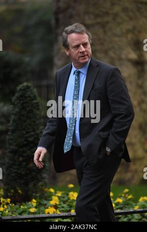 Scottish Secretary Alister Jack in Downing Street, London anreisen, für die erste Sitzung des Jahres. Stockfoto