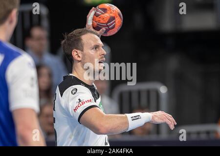 Mannheim, Deutschland. 04 Jan, 2020. Kai HAEFNER (Hafner, GER), in Aktion; Handball Laenderspiel der Maenner, Freundschaftsspiel, Deutschland (GER) - Island (ISL) 33:25, Mannheim/Deutschland am 04.01.2019 | Verwendung der weltweiten Kredit: dpa/Alamy leben Nachrichten Stockfoto