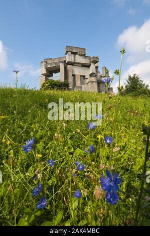 Kirche zur Heiligsten Dreifaltigkeit von Fritz Wotruba (1976), Wien, Österreich | Verwendung weltweit Stockfoto