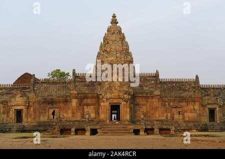 Buriram: Prasat Hin Khao Phanom Rung (Tempelbezirk in einem erloschenen Vulkan), Khmer Tempel, Thailand | Verwendung weltweit Stockfoto