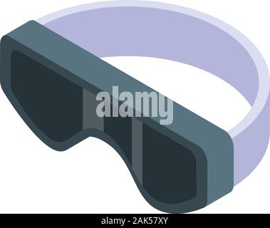 Ski Brille, isometrische Stil Stock Vektor