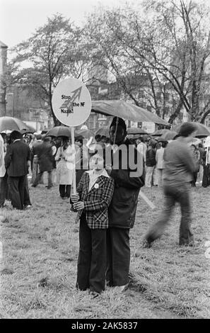 Altab Ali Demonstration Mai 1978 Stockfoto