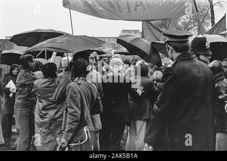 Altab Ali Demonstration Mai 1978 Stockfoto