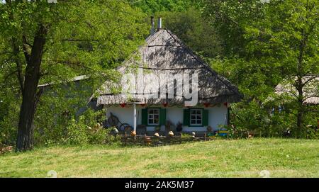 Traditionelle ukrainische Haus Stockfoto