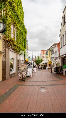 Eindruck einer Stadt Jever, die in Ostfriesland im Norden Deutschlands befindet. Stockfoto