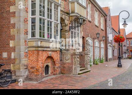 Eindruck einer Stadt Jever, die in Ostfriesland im Norden Deutschlands befindet. Stockfoto