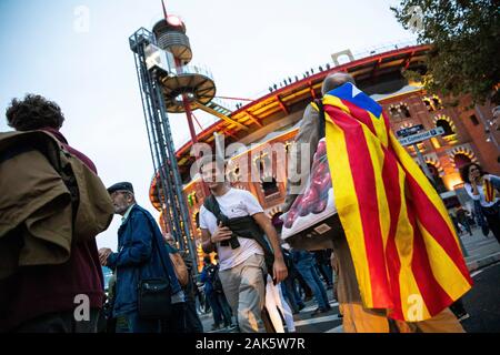 Tage des Satzes der Katalanischen Politikern. Barcelona. 2019.10.22 Stockfoto