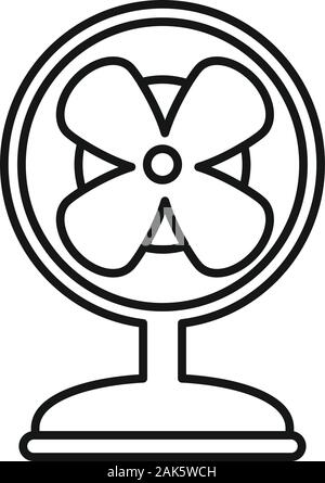 Ventilator Symbol. Umrisse ventilator Vektor Symbol für Web Design auf weißem Hintergrund Stock Vektor