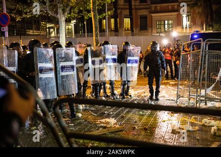 Tage des Satzes der Katalanischen Politikern. Barcelona. 2019.10.16 Stockfoto