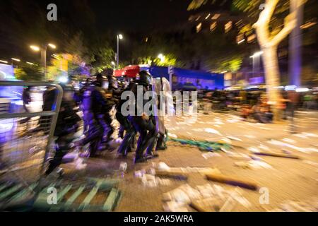 Tage des Satzes der Katalanischen Politikern. Barcelona. 2019.10.16 Stockfoto