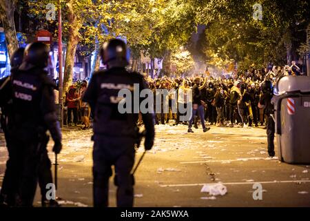 Tage des Satzes der Katalanischen Politikern. Barcelona. 2019.10.16 Stockfoto