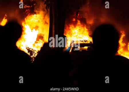 Tage des Satzes der Katalanischen Politikern. Barcelona. 2019.10.16 Stockfoto