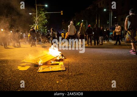 Tage des Satzes der Katalanischen Politikern. Stockfoto