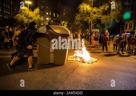 Tage des Satzes der Katalanischen Politikern. Stockfoto