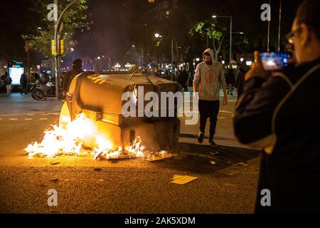 Tage des Satzes der Katalanischen Politikern. Stockfoto