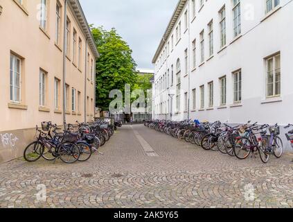 Blick auf die Stadt Oldenburg, eine unabhängige Stadt in Niedersachsen, Deutschland Stockfoto