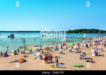 Steglitz-Zehlendorf: Strandbad Wannsee, Berlin | Verwendung weltweit Stockfoto