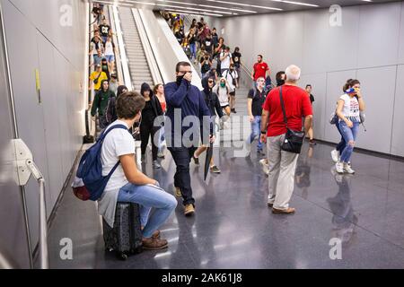 Tag der Satz der Katalanischen Politikern. Barcelona. 2019.10.14 Stockfoto