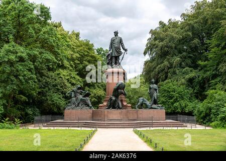 Bismarck Nationaldenkmal, Berlin, Deutschland Stockfoto