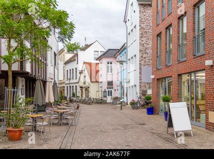 Blick auf die Stadt Oldenburg, eine unabhängige Stadt in Niedersachsen, Deutschland Stockfoto