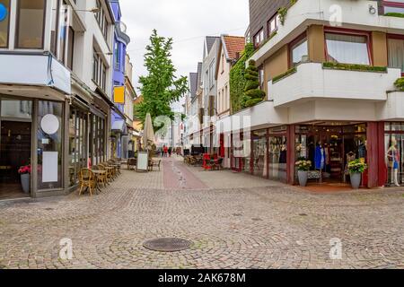 Blick auf die Stadt Oldenburg, eine unabhängige Stadt in Niedersachsen, Deutschland Stockfoto