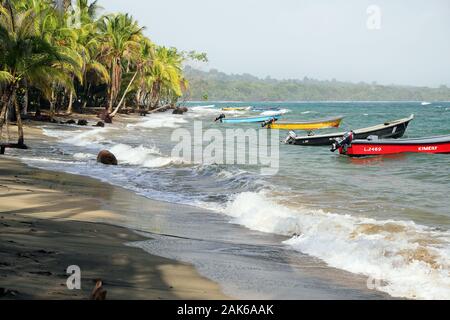 Provinz Limon: Playa Punta Uva im Nationalen Tierschutzgebiet Gandoca-Manzanillo (Refugio Nacional de Vida Silvestre Gandoca-Manzanillo), Costa Rica | Stockfoto