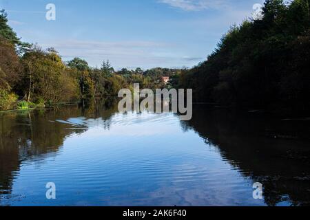 Eliburn Reservoir, Livingston Stockfoto