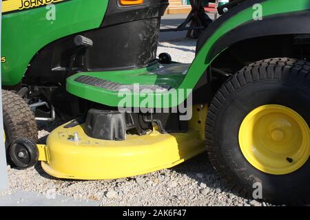 John deere-rasenmäher Stockfoto