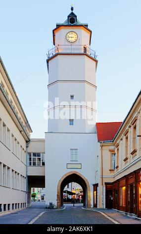 City Tower in Trencin - Slowakei Stockfoto