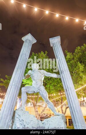 Miami Florida, Brickell Road District, Mary Brickell Village, Skulptur, Kunst, FL100620140 Stockfoto