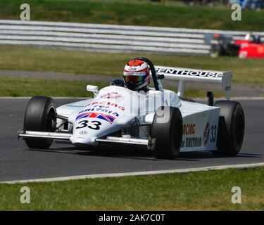 Fraser Grau, Ralt RT3, klassische Formel 3, Classic FF 2000, HSCC, historische Sportwagen Club, Snetterton, Juni 2019, Rundstrecke, CJM Fotografie, Clas Stockfoto