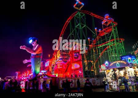 Wilde Maus fahren, Hyde Park Winter Wonderland, Kirmes, London, England, Großbritannien Stockfoto