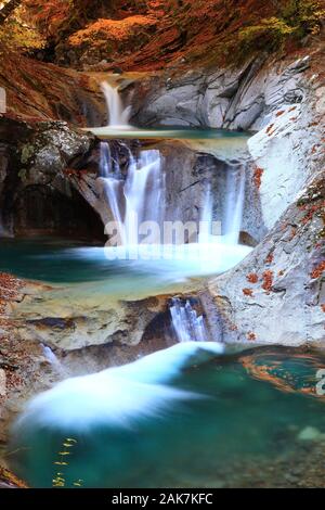 Nishizawa Tal, Yamanashi Präfektur, Japan Stockfoto