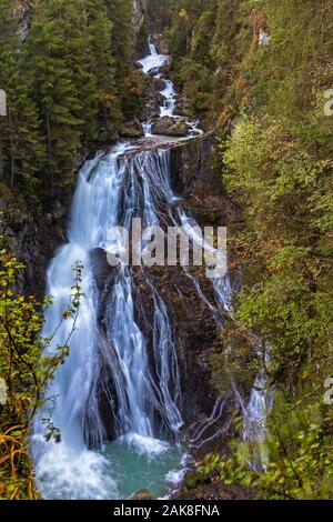 Reinbach Wasserfall in Ahrntal, Südtirol, Italien Stockfoto