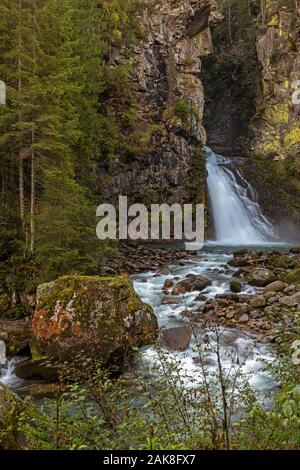 Reinbach Wasserfall in Ahrntal, Südtirol, Italien Stockfoto