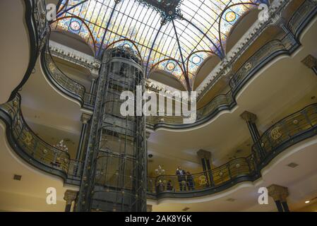 Gran Hotel Ciudad de Mexico, Mexiko Stadt, Mexiko Stockfoto